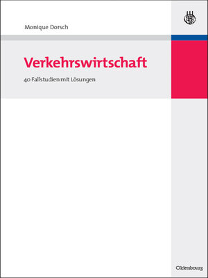 cover image of Verkehrswirtschaft